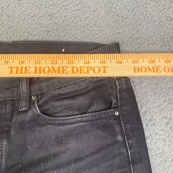 MNML Jeans Mens 30 (32x33) Skinny Distressed Black Wash Denim Casual - Picture 7 of 11